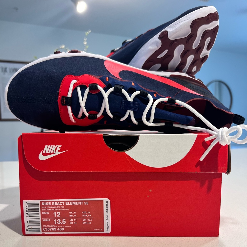 Nike React Element 55 “Rabid Panda” Size 12  NIB